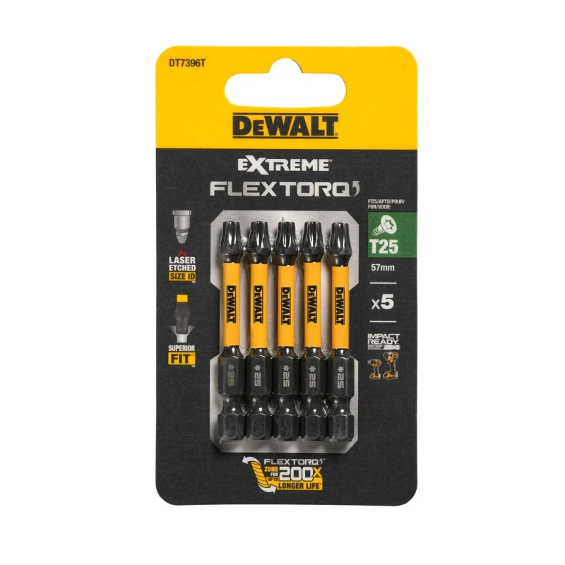 DeWalt magnetinis sukimo antgalių rinkinys FLEXTORQ 57mm - Image 2